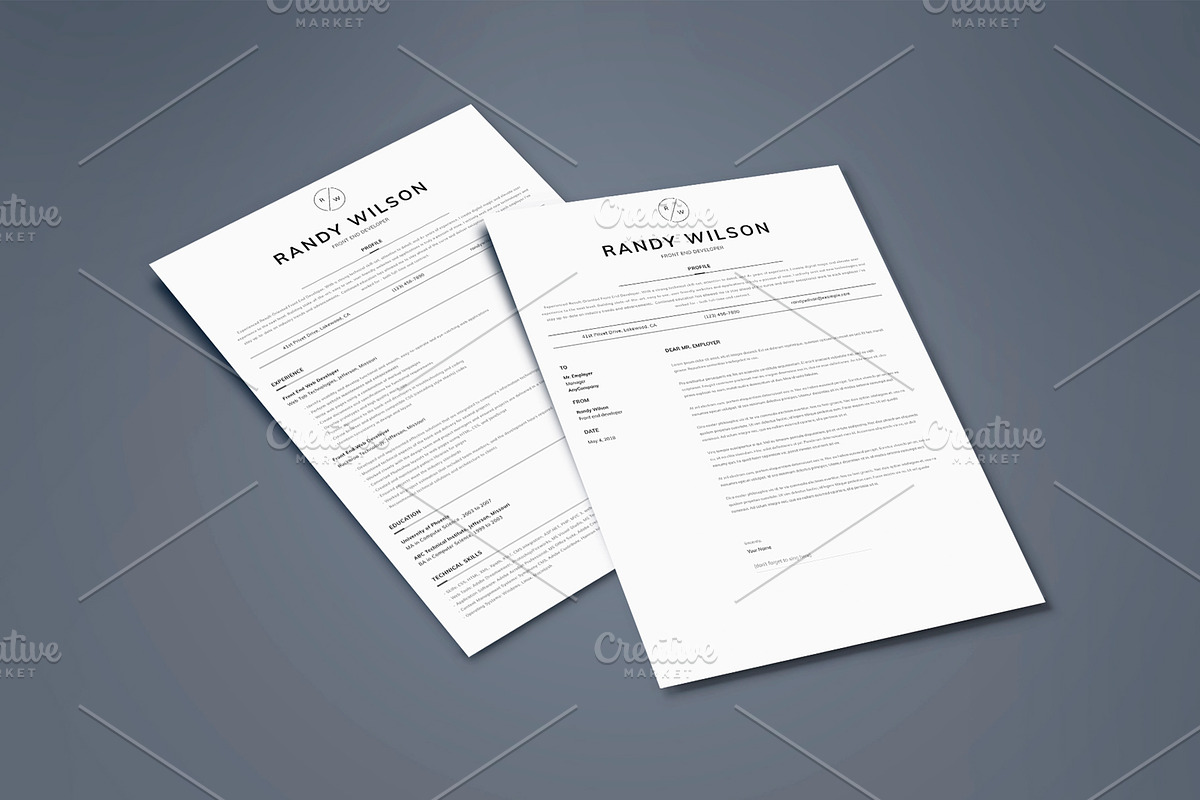 ATS Friendly Resume for Developer, a Resume Template by MotoCMS (Photo 2 of 3)