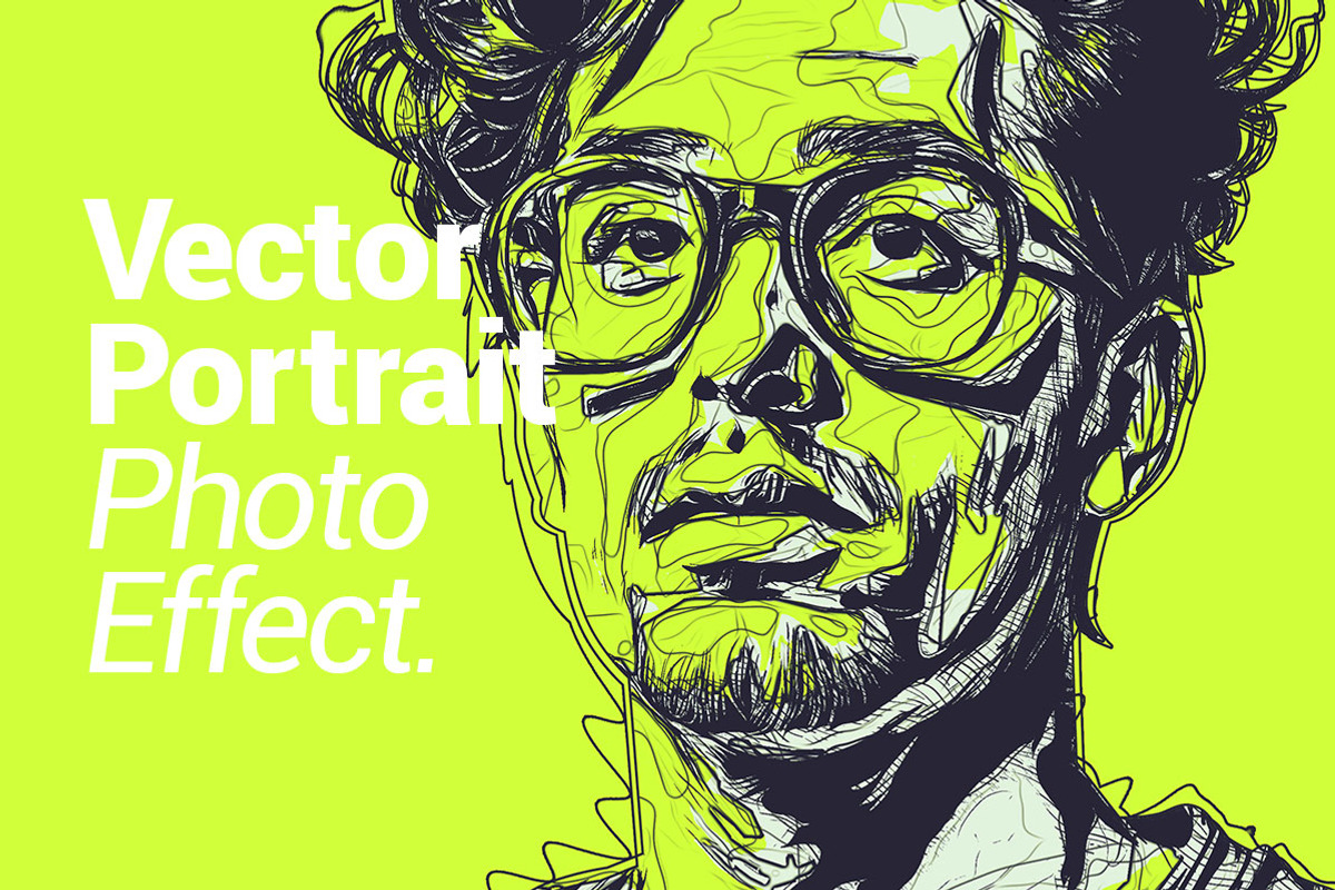 Vector Portrait Photo Effect, an Action Add-On by Amorjesu.com (Photo 7 of 28)