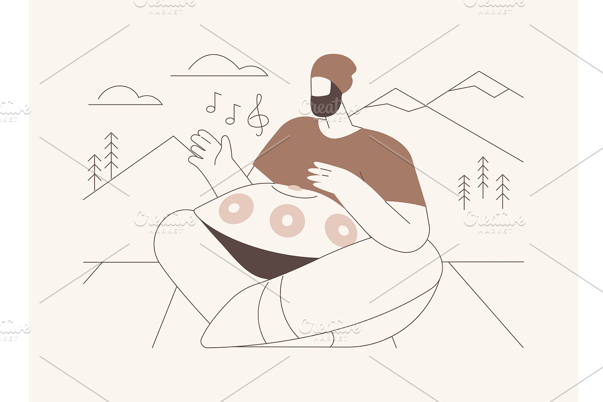 Hang isolated cartoon vector, a Person Illustration by Visual Generation