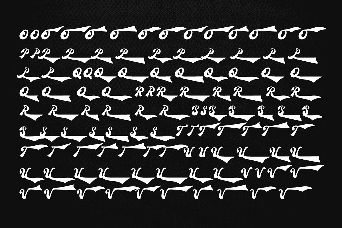 Donatello - new groovy script, a Script Font by madeDeduk (Photo 13 of 16)