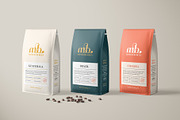 Monestie Blen Coffee Bag ID, a Marketing Template by fisihsani (Thumbnail 3 of 6)