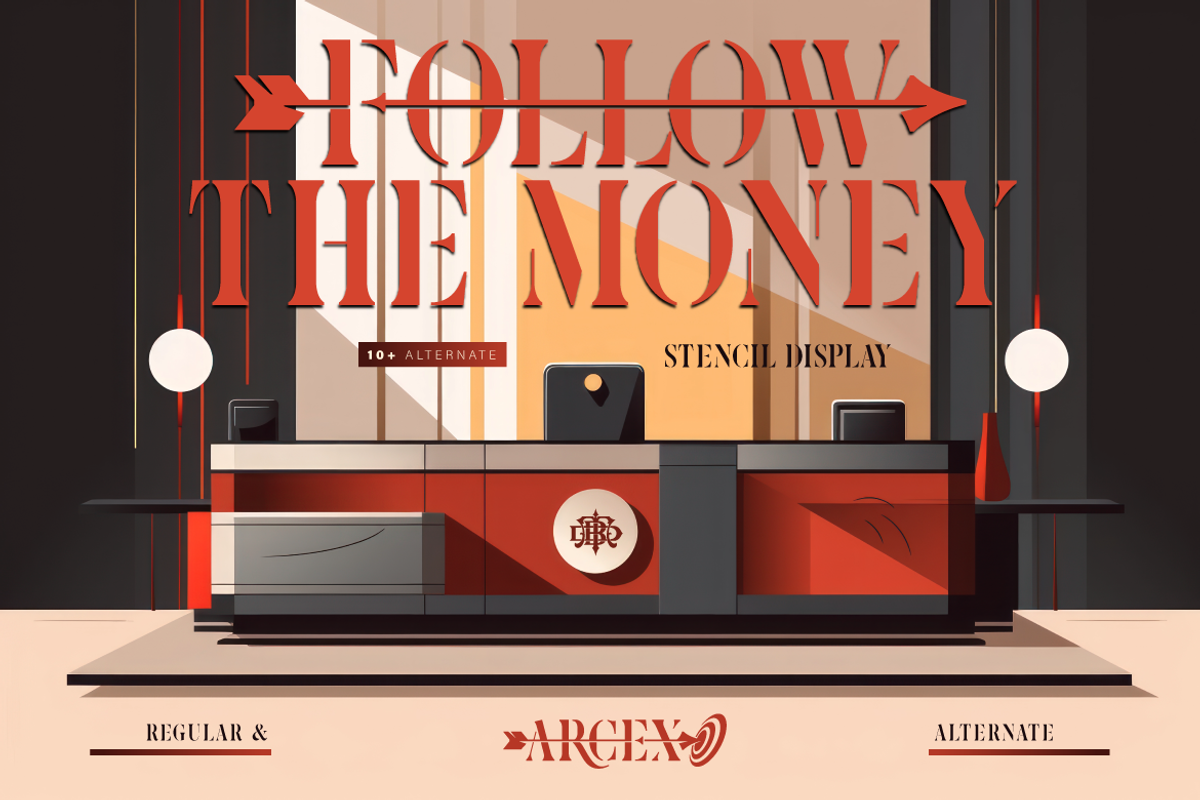 Arcex, a Serif Font by Burntilldead (Photo 12 of 15)