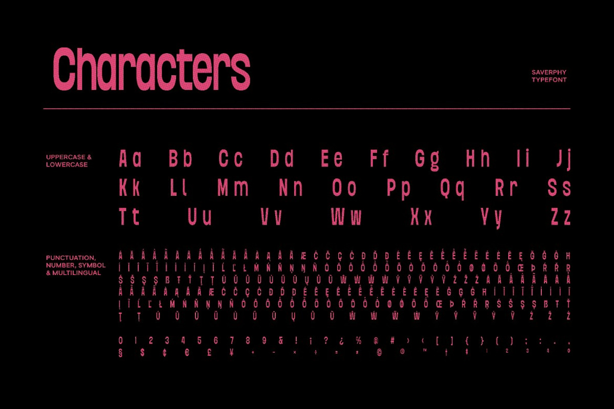 Saverphy, a Sans Serif Font by graphicook (Photo 3 of 10)