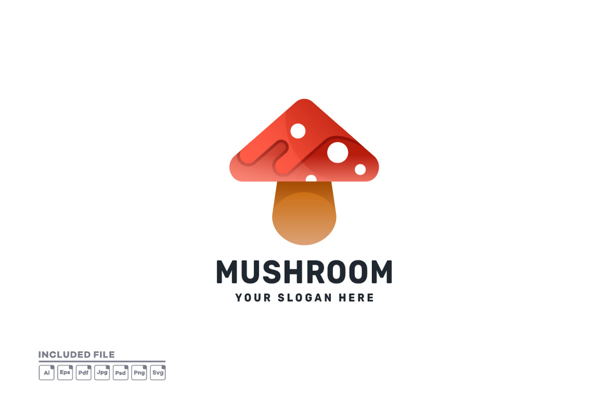Mushroom Logo Vector Design Template, a Branding & Logo Template by yuanesei