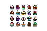 Sweet dessert cupcakes and muffins, an Object Graphic by pikepicture (Thumbnail 1 of 3)