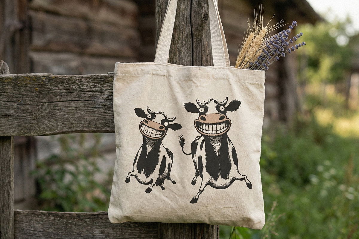 Grinning Cow PNG, Funny Cartoon Cow, an Illustration by SharpMarketplace (Photo 3 of 9)