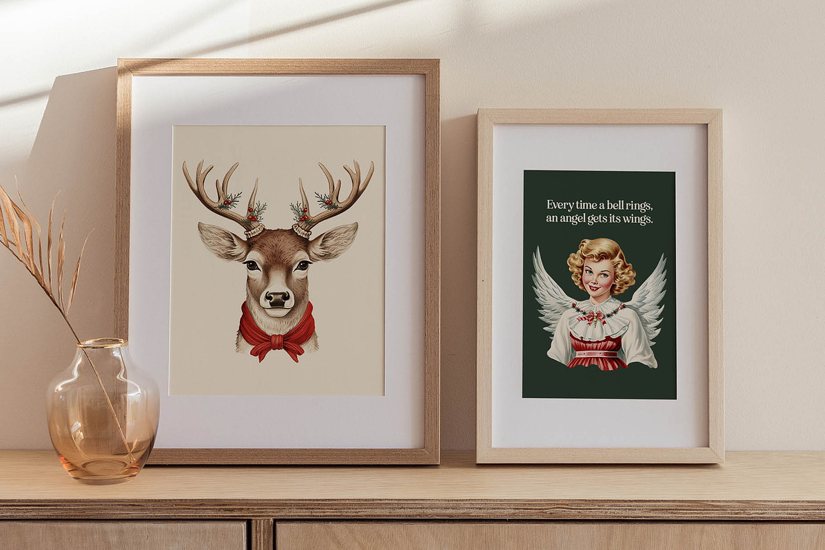Vintage Christmas Graphics, an Object Graphic by GraphicsByKassy (Photo 9 of 12)
