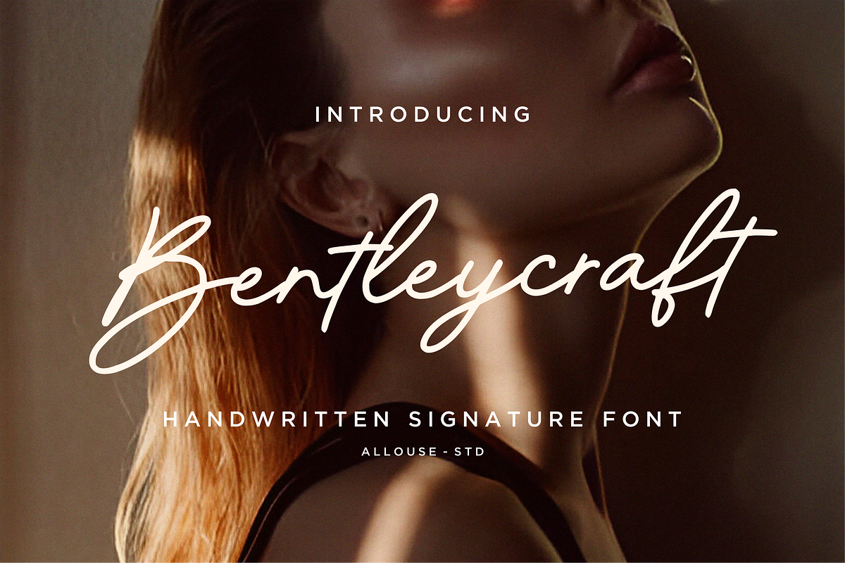 Bentleycraft, a Handwritten Font by Allouse Studio (Photo 1 of 10)