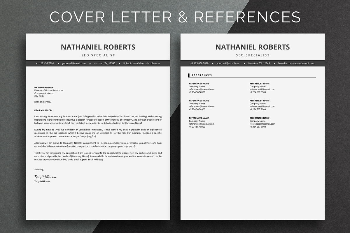 ATS Resume Template Google Docs, a Resume Template by bonadigitals (Photo 3 of 5)