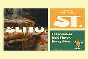 Bold Rounded for Pizza — Slito Font, a Font by roomspace creative lab (Thumbnail 5 of 10)