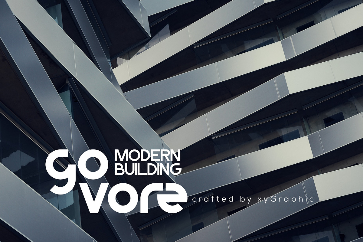 Bared - Simple Modern Typeface, a Sans Serif Font by xyGraphic (Photo 2 of 7)