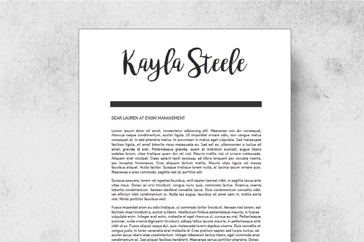 Energy Resume Template +Cover Letter, a Resume Template by Made By Hamilton (Photo 2 of 5)