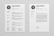 Resume Template / CV, a Resume Template by Creatune (Thumbnail 2 of 5)