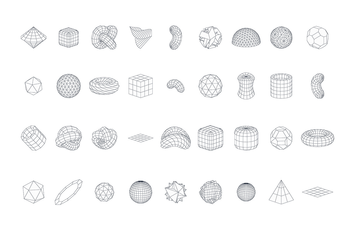 Cosmo - Vector geometric shapes, an Object Graphic by RDShop (Photo 6 of 8)