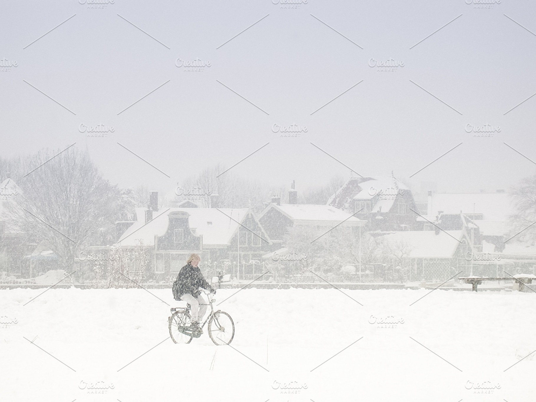 Snow Fall Cycling