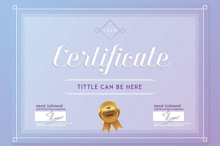 Certificate Design