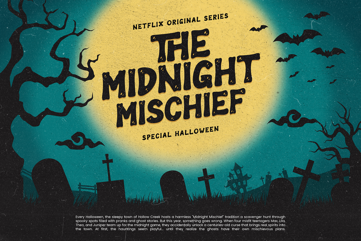 Cursed Hollow Playful Halloween Disp, a Sans Serif Font by Haps Space (Photo 5 of 10)