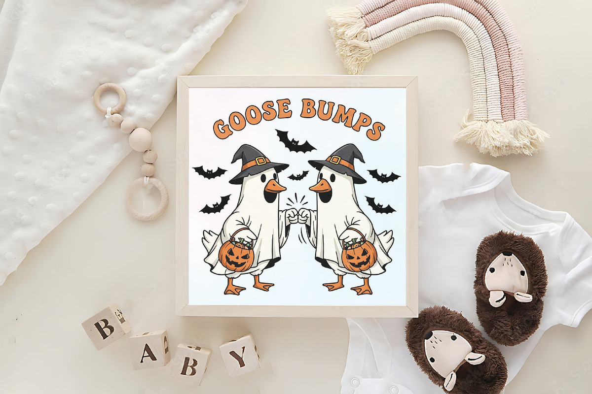 Funny Halloween Goosebumps PNG, an Illustration by CraftArtStudio (Photo 4 of 4)