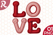 Faux Yarn Coquette Love Clipart PNG, an Illustration by RobertsArt (Thumbnail 1 of 4)