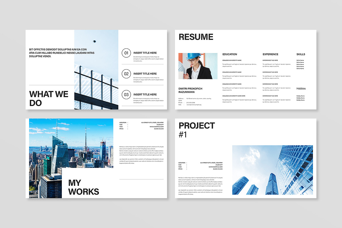 Architecture Portfolio Presentation, a Presentation Template by E-Type (Photo 3 of 5)