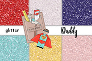 Fathers Day Digital Paper, a Texture Graphic by GlamArtZhanna (Thumbnail 2 of 3)