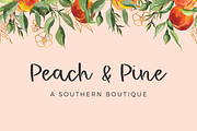 Peachy Tea Stencil Font, a Handwritten Font by Beck McCormick (Thumbnail 9 of 10)