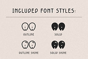 Bubble Display Font-Balloon Soda, a Handwritten Font by ZoloDesignHub (Thumbnail 2 of 8)