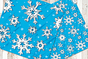 Snowflakes seamless pattern, a Pattern Graphic by Melniklenart (Thumbnail 4 of 4)