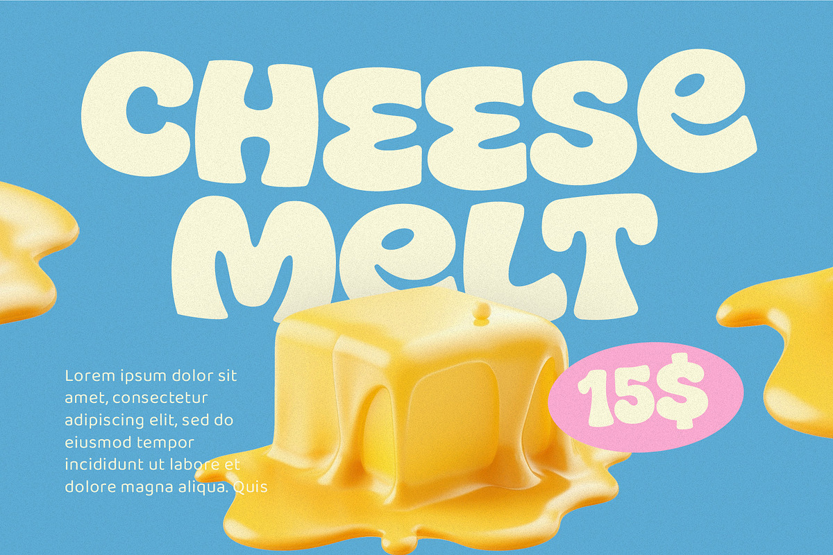Corela Sweet - Food BoldDisplay Font, a Sans Serif Font by decographstud (Photo 3 of 7)