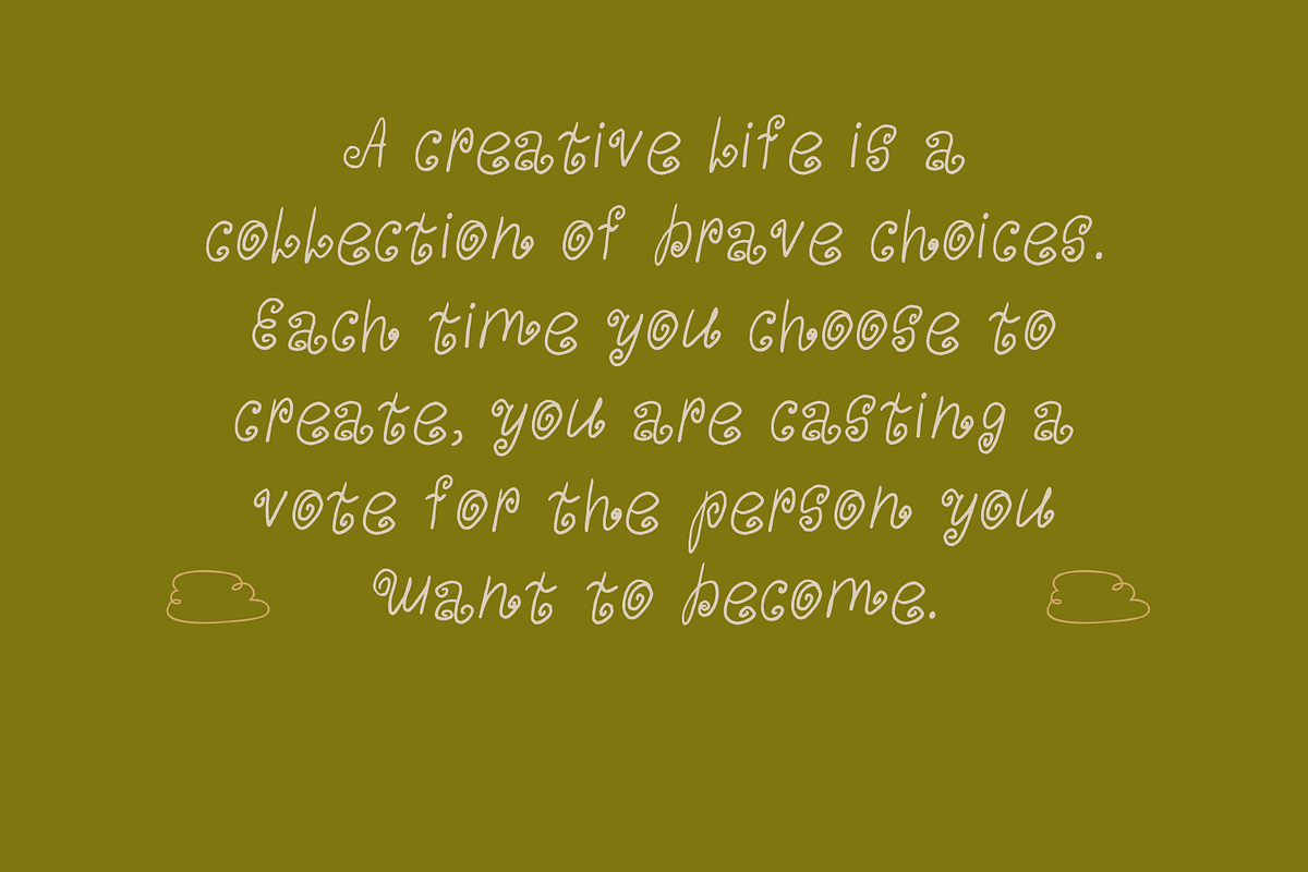 quirky whimsical playful font, a Handwritten Font by Ashiya Pixel (Photo 2 of 9)