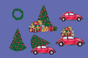 Christmas Elegant clip arts, an Illustration by Anel_S (Thumbnail 2 of 4)