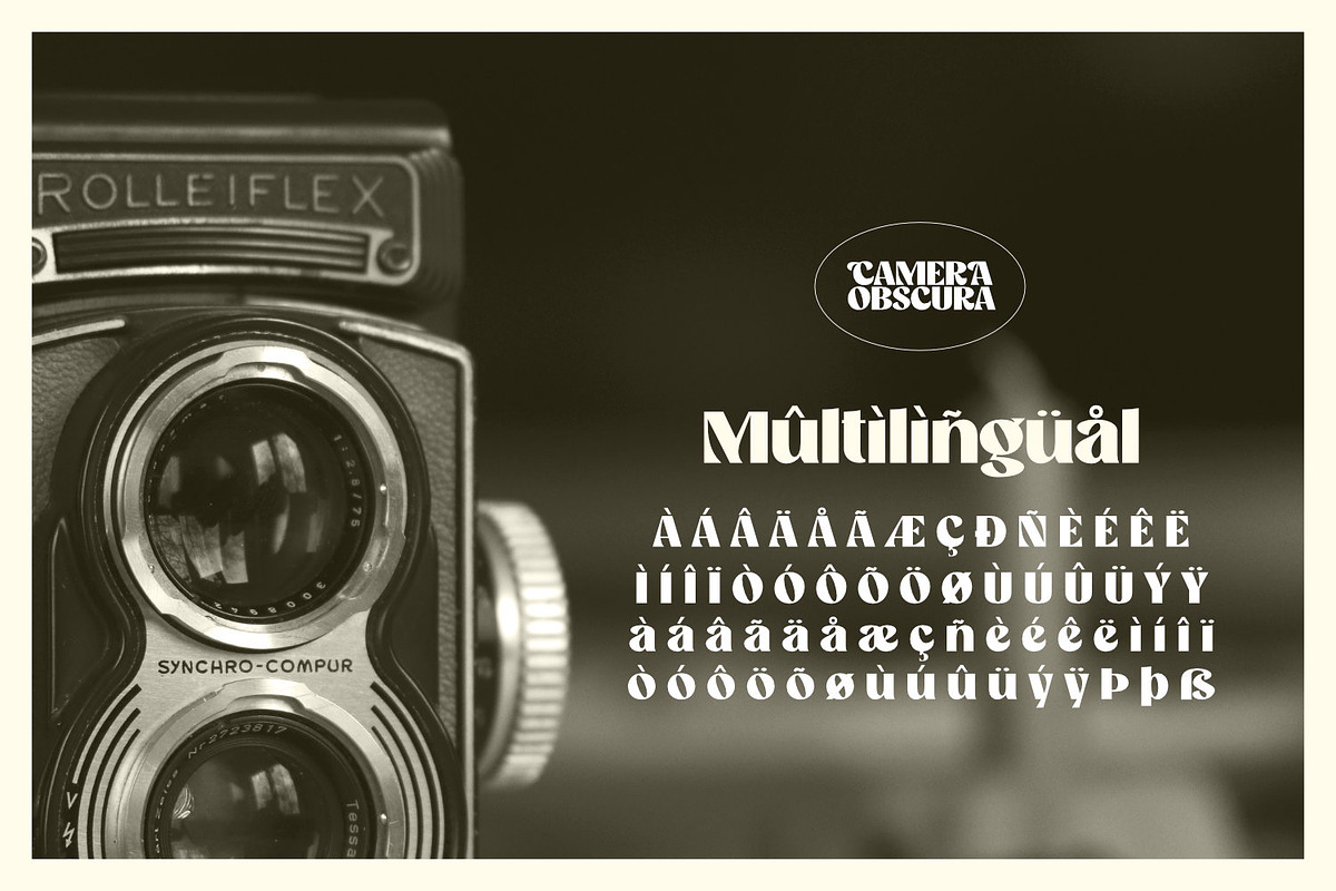Camera Obscura - Classy Type, a Serif Font by ikiiko (Photo 7 of 7)