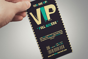 Retro Style VIP PASS