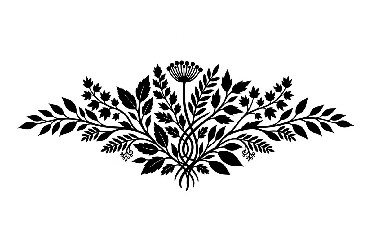 Floral Ornament Silhouette Bundle, an Illustration by BIPLOB EXPERT (Photo 40 of 51)