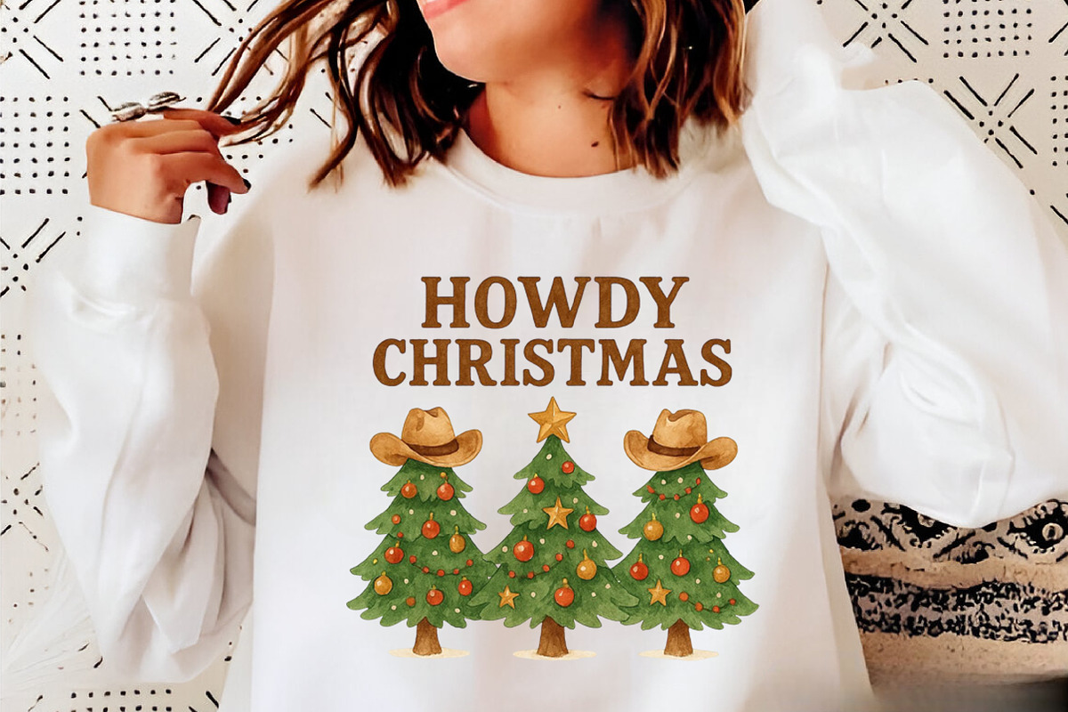 Howdy Christmas Sublimation Png, a Graphic by Libby Wishes (Photo 2 of 6)