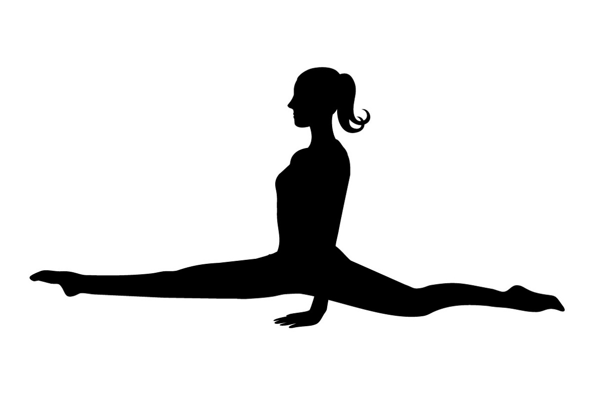 Girl sit on twine black silhouette, a Healthcare Illustration by Svetlana Voloshina (Photo 2 of 4)