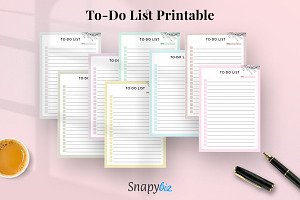 Fillable To Do List Printable