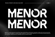 Menor || Modern Bold Sans Serif Font, a Sans Serif Font by Ermedia Studio (Thumbnail 1 of 11)