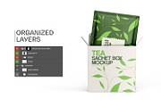 Tea Sachets with Box Mockup, a Packaging Mockup by Ram Studio (Thumbnail 14 of 27)