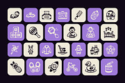 Baby Symbol Icon, a Solid Icon by Vectors Market (Thumbnail 6 of 7)
