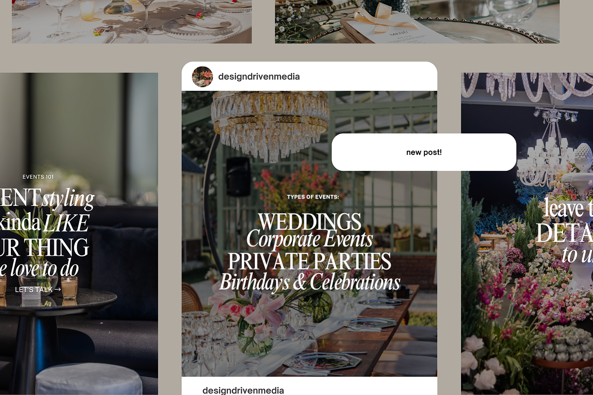 Event Planner Social Media Templates, a Social Media Template by Design Driven Media (Photo 6 of 12)