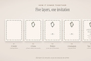 Floral Wedding Invite & Sign Creator, an Object Graphic by The October Creative (Thumbnail 5 of 22)