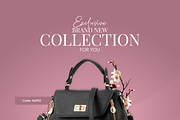 Handbag Social Media Marketing Kit, a Social Media Template by thedesignsource (Thumbnail 4 of 8)