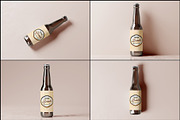 Beer Bottle Mockup, a Product Mockup by Designbuys (Thumbnail 1 of 10)