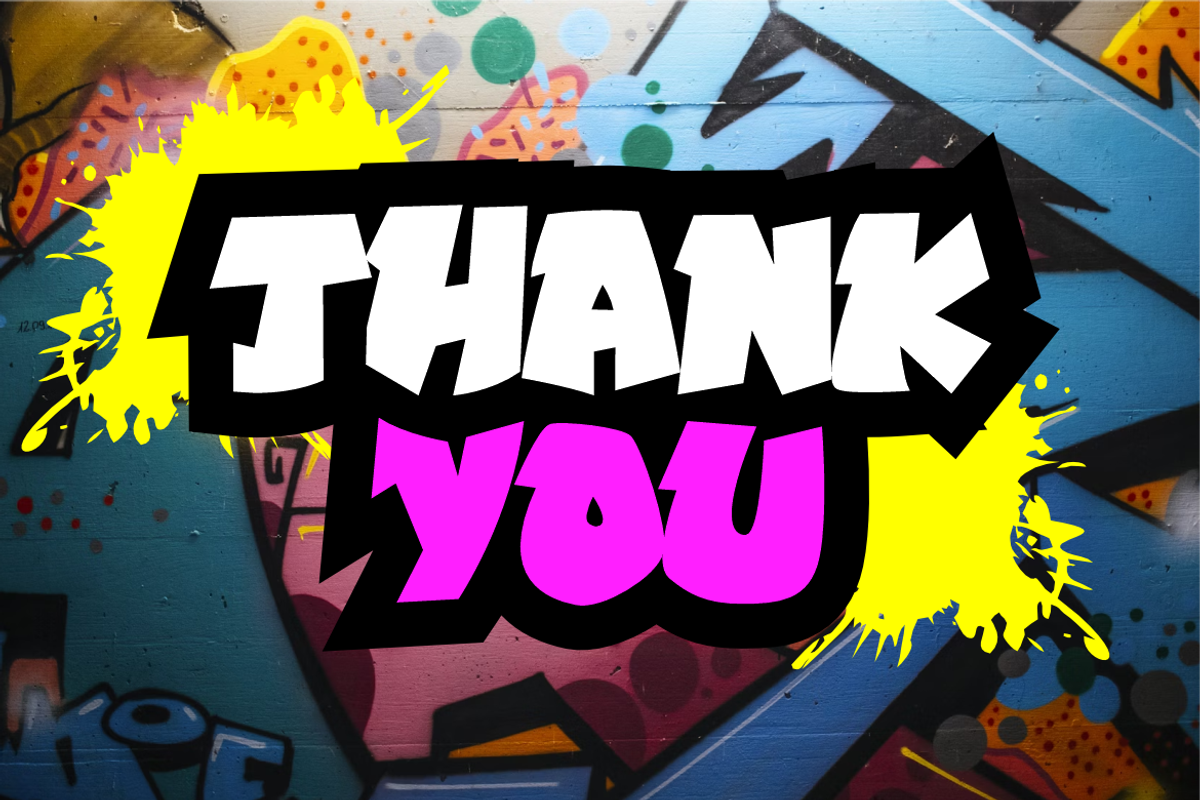 Skare Graff - Paint & Graffiti Font, a Sans Serif Font by QR Design Studio (Photo 7 of 7)