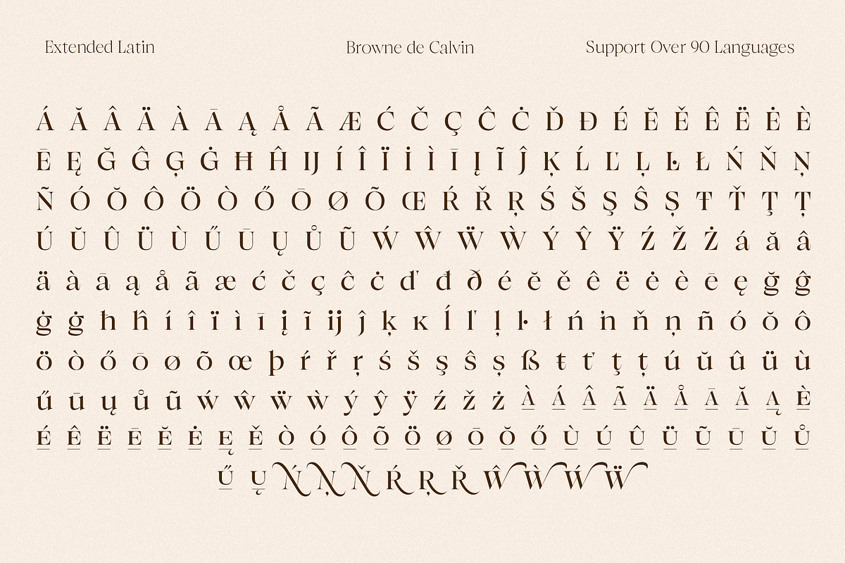 Browne de Calvin | Luxury Serif Type, a Serif Font by Jolicia Type (Photo 12 of 16)