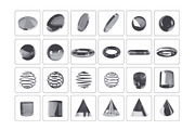 3D Geometric Meta Transparent Shapes, an Icon by neueworld (Thumbnail 4 of 5)