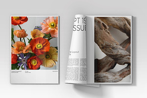 Magazine Editorial Template Design