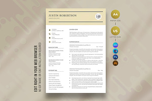 Resume Template, a Resume Template by DesignDevisers