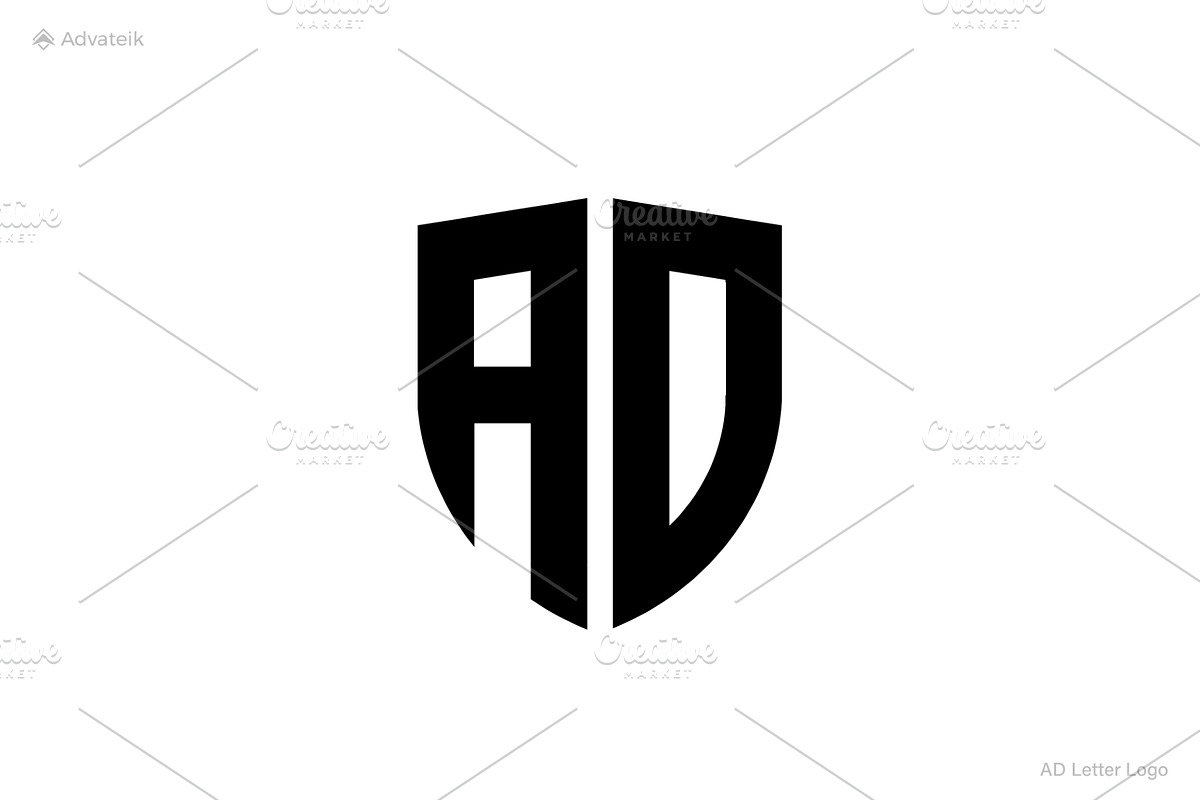 AD Letter Logo Template, a Branding & Logo Template by Advateik ™ (Photo 2 of 4)